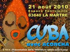 фотография de Cuba à l'honneur avec Aconcha plasticienne, écrivain  et musicienne cubaine